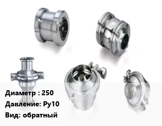 Клапан нержавеющий 250 Ру10 обратный